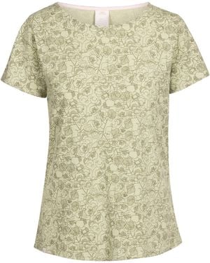 Trespass Ladies Simona Leaves Top (Light Sage) - Multicolour