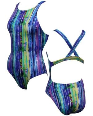 Maru Buzz Swimming Costume Tek Swimsuit - Blue