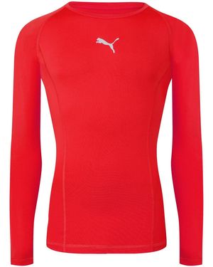 PUMA Liga Baselayer Tee Ls T-Shirt - Red