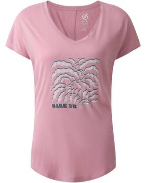 Dare 2b Ladies Serene Leaves T-Shirt (Lilas) - Purple