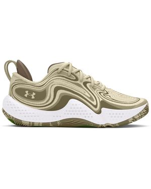 Under Armour Ua Spawn 6 Camo Basketball Lace-Up Trainers - Brown