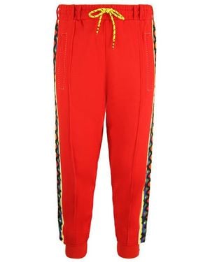 PUMA X Jahnkoy Track Trousers Stretch Waist Joggers Bottoms 596684 47 - Red