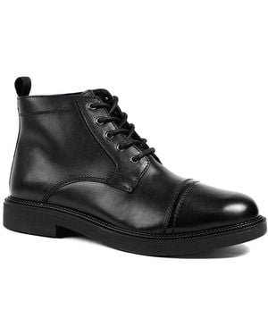 Jones Bootmaker Giuseppe Lace Up Leather Boots - Black