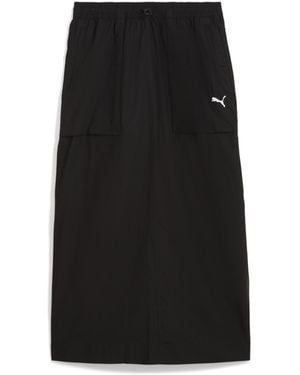 PUMA Future..Archive Zip-Off Maxi Woven Skirt - Black