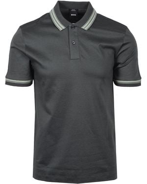 BOSS H Phillipson Polo Open Cotton - Black