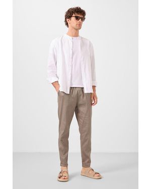 TOMMY LIFE Straight-Leg Gabardine Chinos - Natural