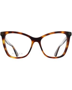 Gucci Cat Eye Havana Gg1817O - Brown
