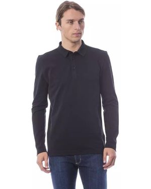 Verri Long Sleeve Polo Shirt Classic Fit - Blue