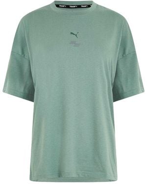 PUMA Hyrox Logo Performance T-Shirt (Eucalyptus) - Groen