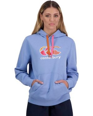 Canterbury Ladies Uglies Logo Hoodie (Storm) - Blue