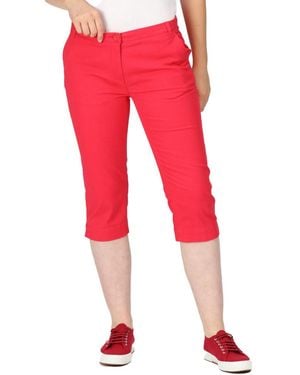 Regatta Bayla 3/4 Capri Chino Shorts - Red