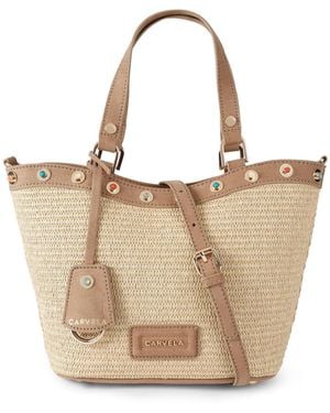Carvela Kurt Geiger Amalfi Mini Stone Bag - Natural