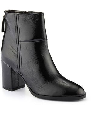 Jones Bootmaker Karlia Leather Ankle Boots - Black