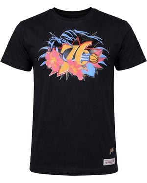 Mitchell & Ness Nba Philadelphia 76Ers Mai Thai T-Shirt Cotton - Black
