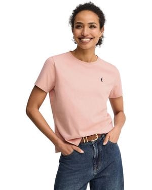 POLO CLUB Short Sleeve Round Neck T-Shirt - Blue