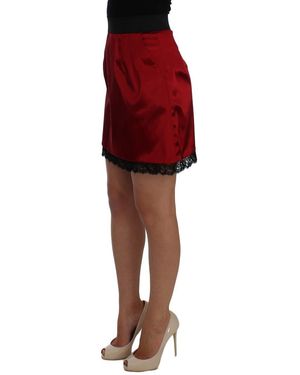 Dolce & Gabbana Kanten A-lijn Rok Tot Boven De Knie - Rood