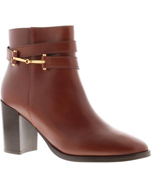 Ted Baker Boots Anisea Leather Block Heel Leather (Archived) - Brown