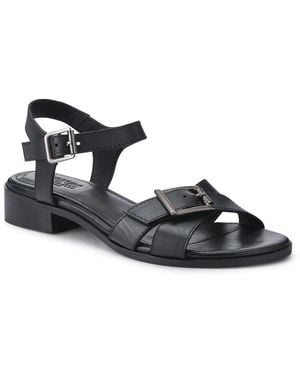 Jones Bootmaker Hythe Smart Leather Sandals - Black