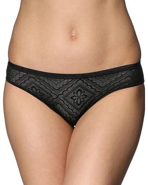 Wonderbra Ultimate Silhouette Lace Brazilian Brief - Black