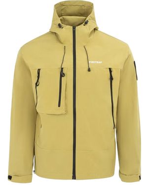 Firetrap Windproof Hooded Windbreaker - Yellow