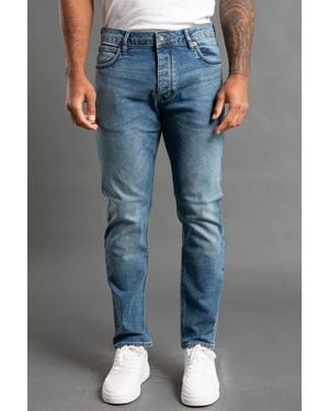 French Connection Light Cotton Slim Fit Stretch Jeans - Blue