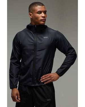 BoohooMAN Active Windbreaker - Grey