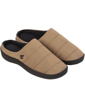 Heat Holders Ladies Cosy Winter Slip On Slippers - Brown