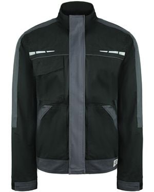 Dickies Grafter Duo Tone Work Wear Jacket Cotton - Black