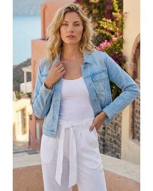 Roman Classic Cotton Denim Jacket - Blue