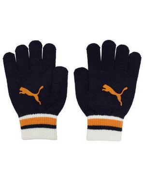 PUMA Cat Logo Magic Gloves 041124 02 A187E Textile - Blue
