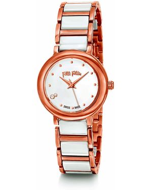 Folli Follie Ladies Watch Quartz Stainless Steel - White