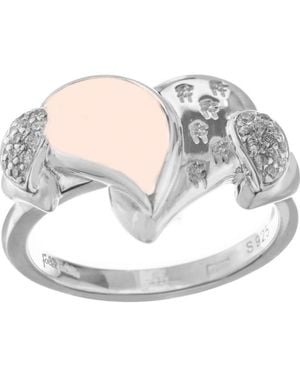 Folli Follie 3R0S004Cw-52 Ladies Ring Sterling - White
