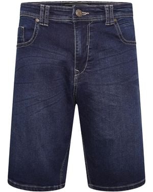 KAM Jeanswear Kam Denim Shorts Stretch Fabric - Blue