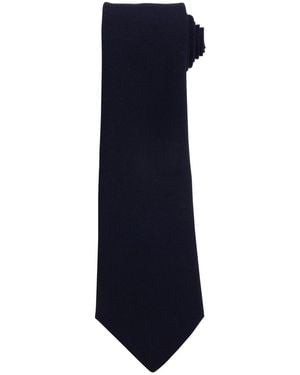 PREMIER Effen Polyester Stropdas (Marine) - Blauw