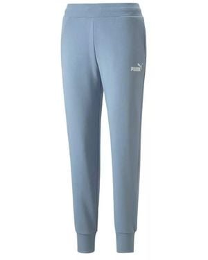 PUMA Essentials Fleece Track Trousers Cotton - Blue