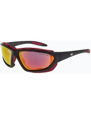 G.O.D Eyewear Mese Polarised Uv400 Outdoor Sunglasses With Mirror Hydrophobic Lens - Red