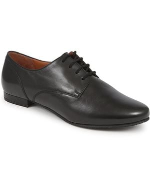 Jones Bootmaker Tanaya Leather Derby Shoes - Black