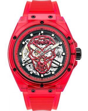 Police Pl15924Jpr-16P Watch - Red