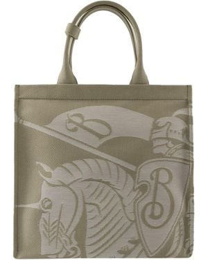 Burberry Ekd Shopper Bag - Metallic