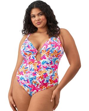 Elomi 801343 Savaneta Swimsuit - Red