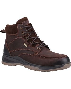 Hush Puppies Palmer Leather Boots - Brown