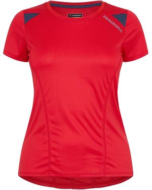 Diadora L.S S T-Shirt - Red