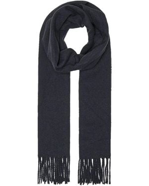 Only & Sons Large Long Soft Thick Wool Shawl Scarf - Blue