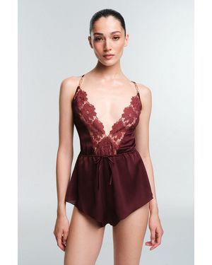Penti Obsidia Lace Bodysuit - Red