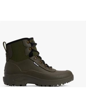 Barbour Marlow Lace Up Wellies - Black