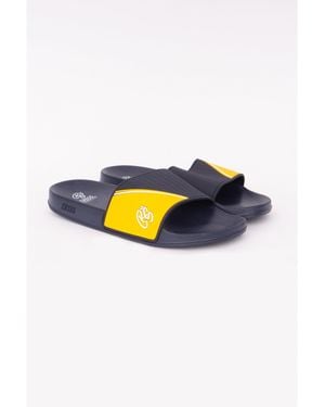 Crosshatch Ventamoore Sliders - Blue