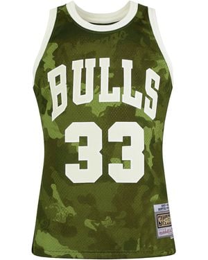 Mitchell & Ness Nba Chicago Bulls 33 Pippen Swingman Jersey - Green