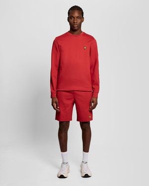 Lyle & Scott Sports Lightweight Sweat Shorts - Red