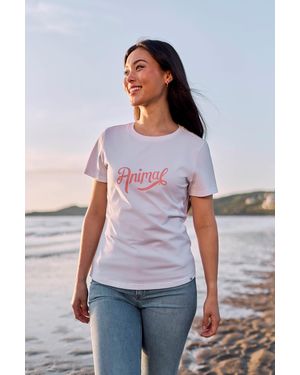 Mountain Warehouse 'Marina' Logo T-Shirt Cotton Casual Breathable Summer Tee - White