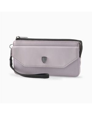 PUMA Scuderia Ferrari Leren Portemonnee 053855 02 - Grijs